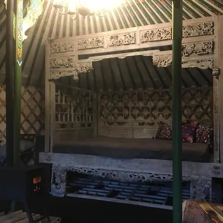 Romantic Hideaway - Jurt Mols Bjerge Luxury tent Knebel